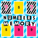 MEMORY AVEC DES NOMBRES: Numbers Memory