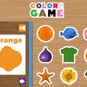 jeu de couleurs en anglais pour enfants