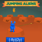 JUMPING ALIENS: Course d’Expressions Algébriques